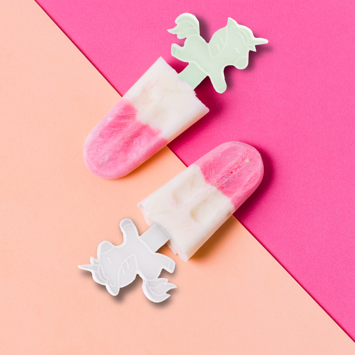 Molde para 4 paletas Unicornio