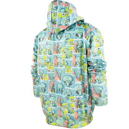 Sudadera hoodie cerrada con gorro - Bob esponja azul