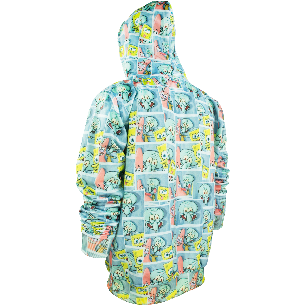 Sudadera hoodie cerrada con gorro - Bob esponja azul