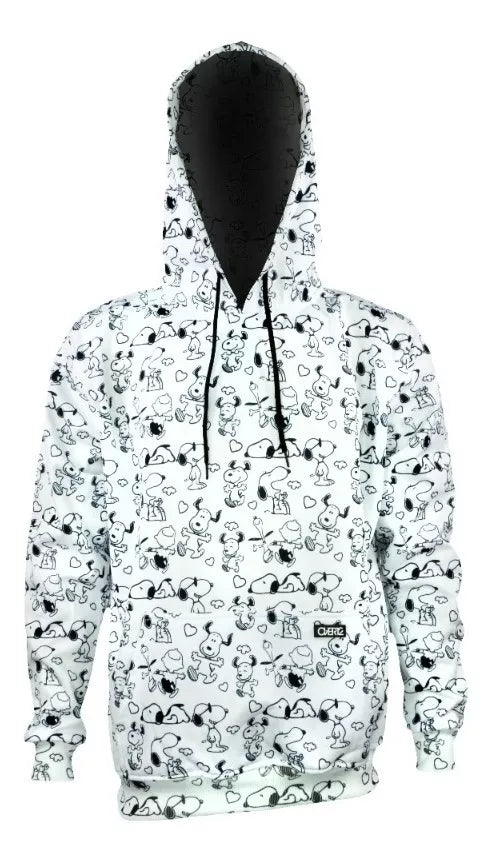 Sudadera hoodie cerrada con gorro - Snoopy