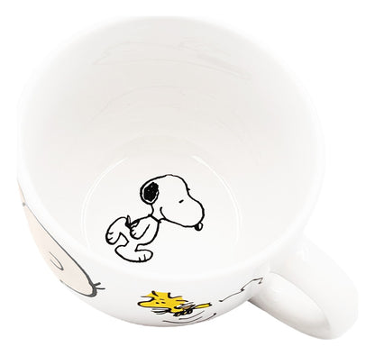 Taza jumbo cerealera de cerámica Snoopy