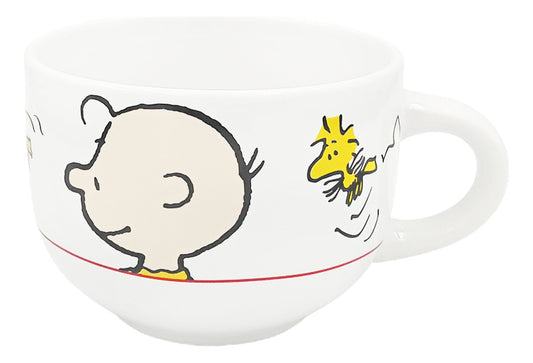 Taza jumbo cerealera de cerámica Snoopy