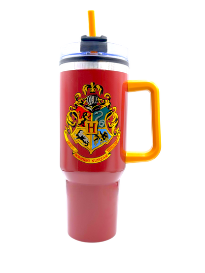 Termo Doble Pared Vaso Térmico Con Popote Harry Potter