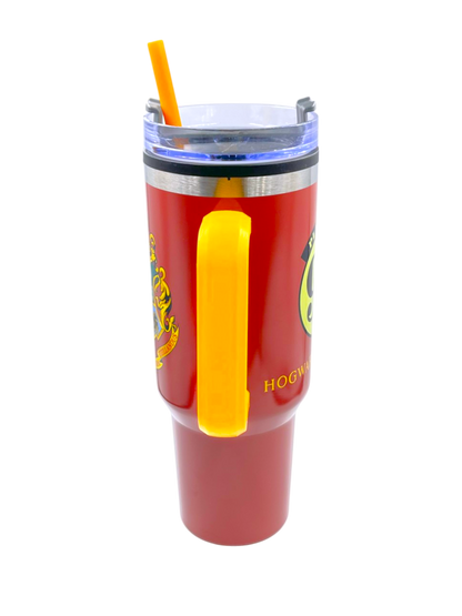 Termo Doble Pared Vaso Térmico Con Popote Harry Potter