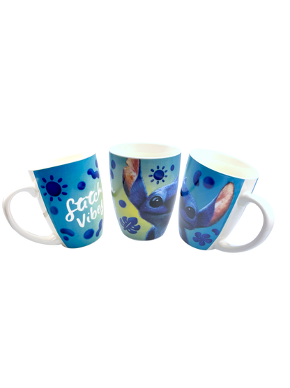 Taza de porcelana Stitch Live Action