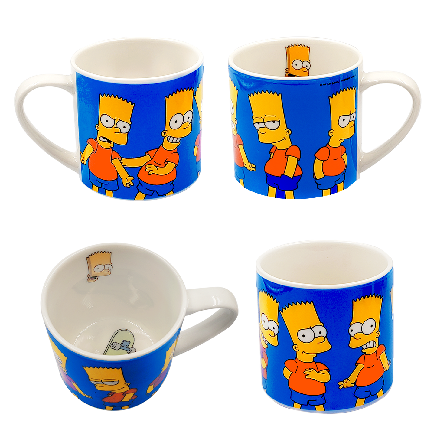 Juego de 4 tazas apilables Simpson de porcelana