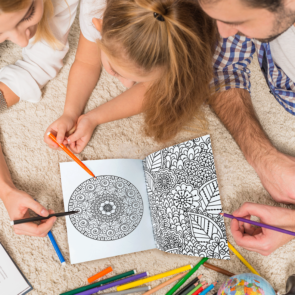 Libro para colorear mandalas - Colores en armonía