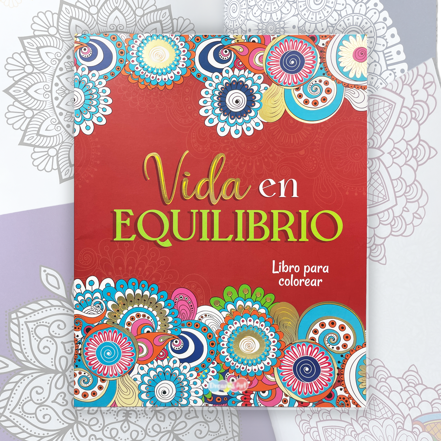 Libro para colorear mandalas - Vida en equilibrio