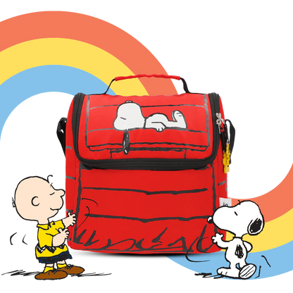 Lonchera Snoopy casita roja