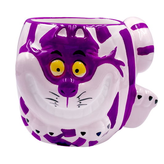 Taza 3D Cheshire gato sonriente