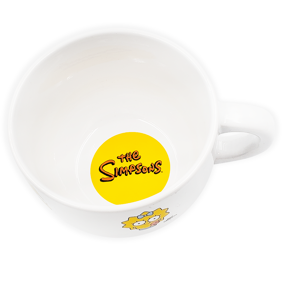 Taza jumbo Simpson blanca