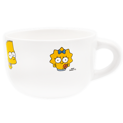 Taza jumbo Simpson blanca