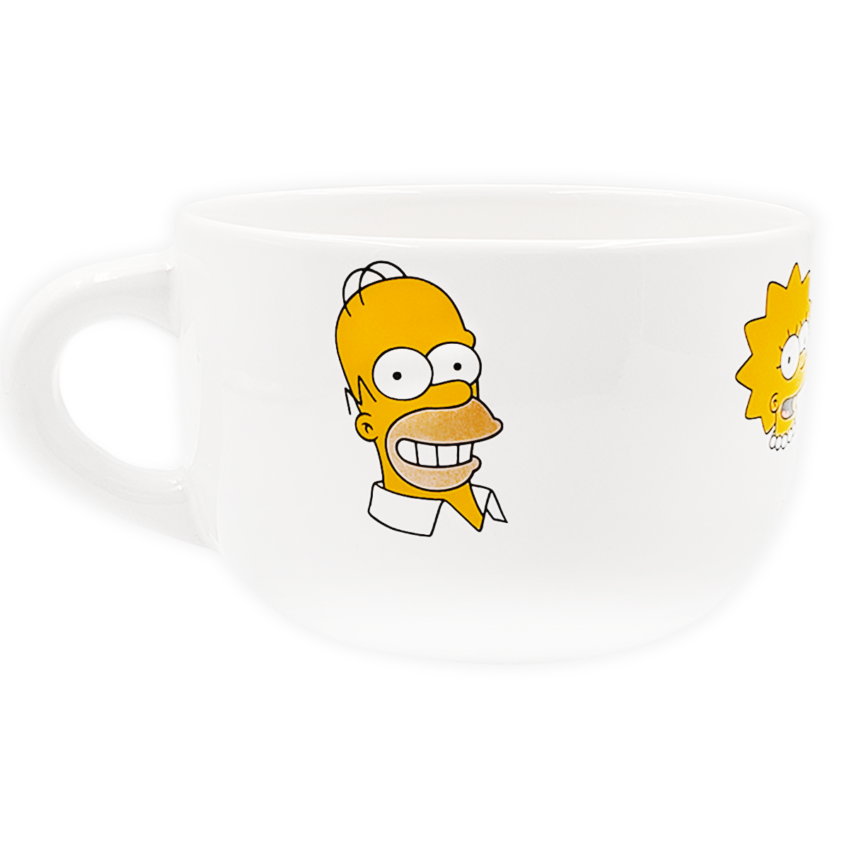 Taza jumbo Simpson blanca