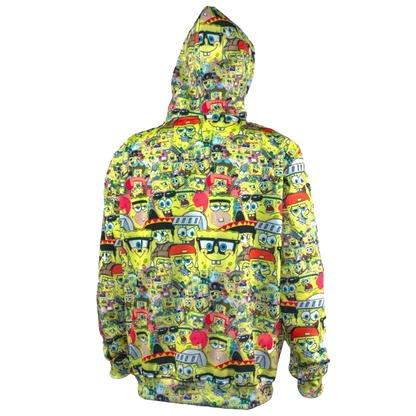 Sudadera hoddie cerrada con gorro - Bob esponja