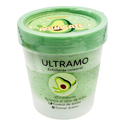 Exfoliante corporal hidratante de Ultramo - Aguacate