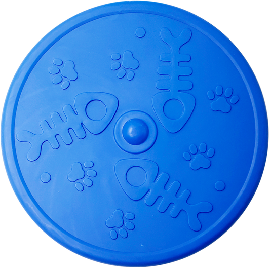 Juguete disco Frisbee para perros - Azul rey