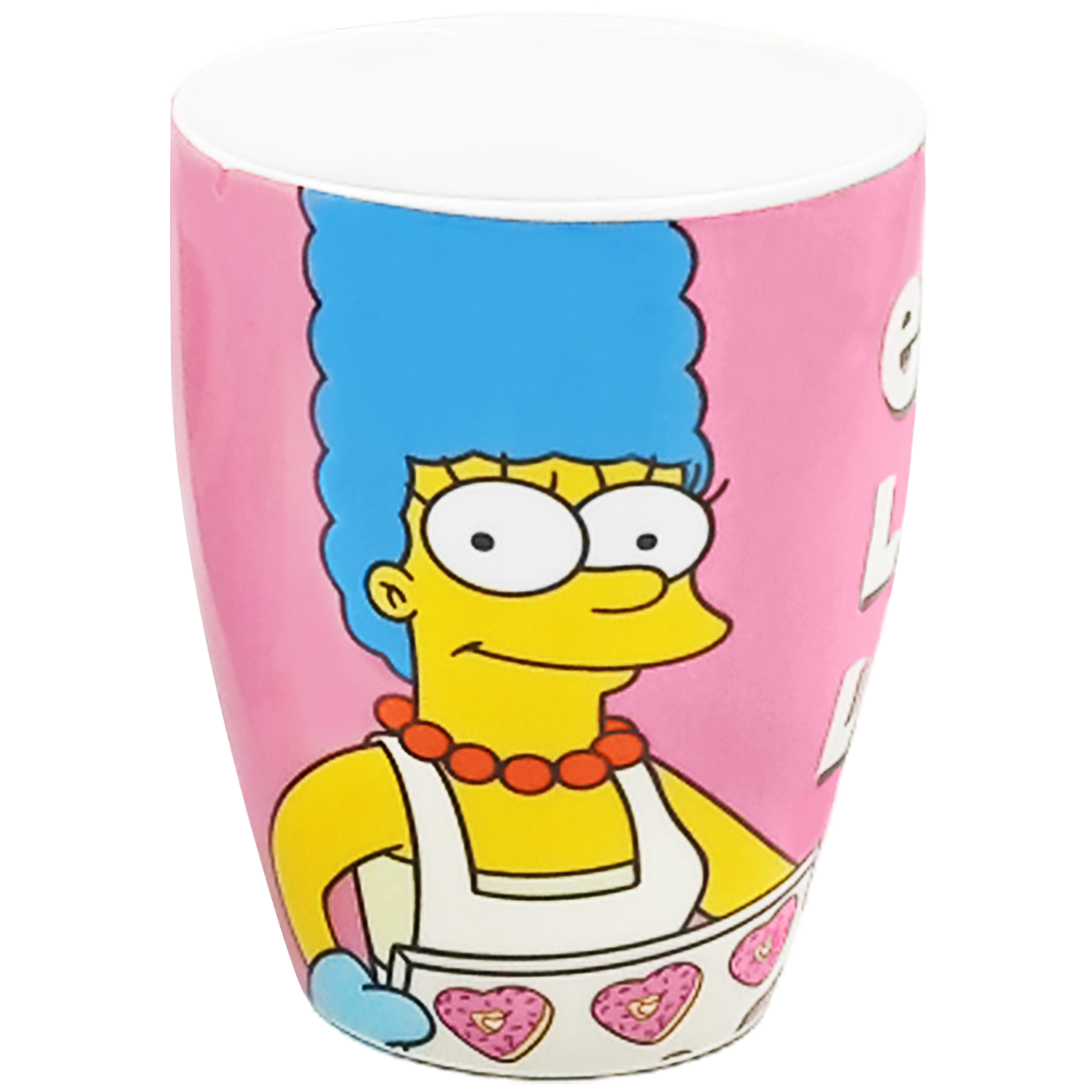 Juego de 2 Tazas de cerámica con cuchara Homero y Marge