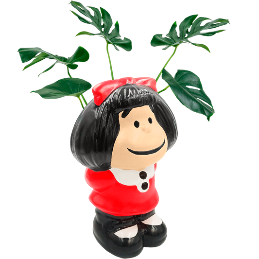 Maceta de Mafalda de cerámica