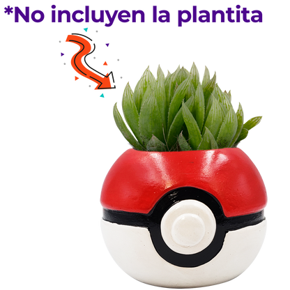 Maceta de cerámica Pokebola