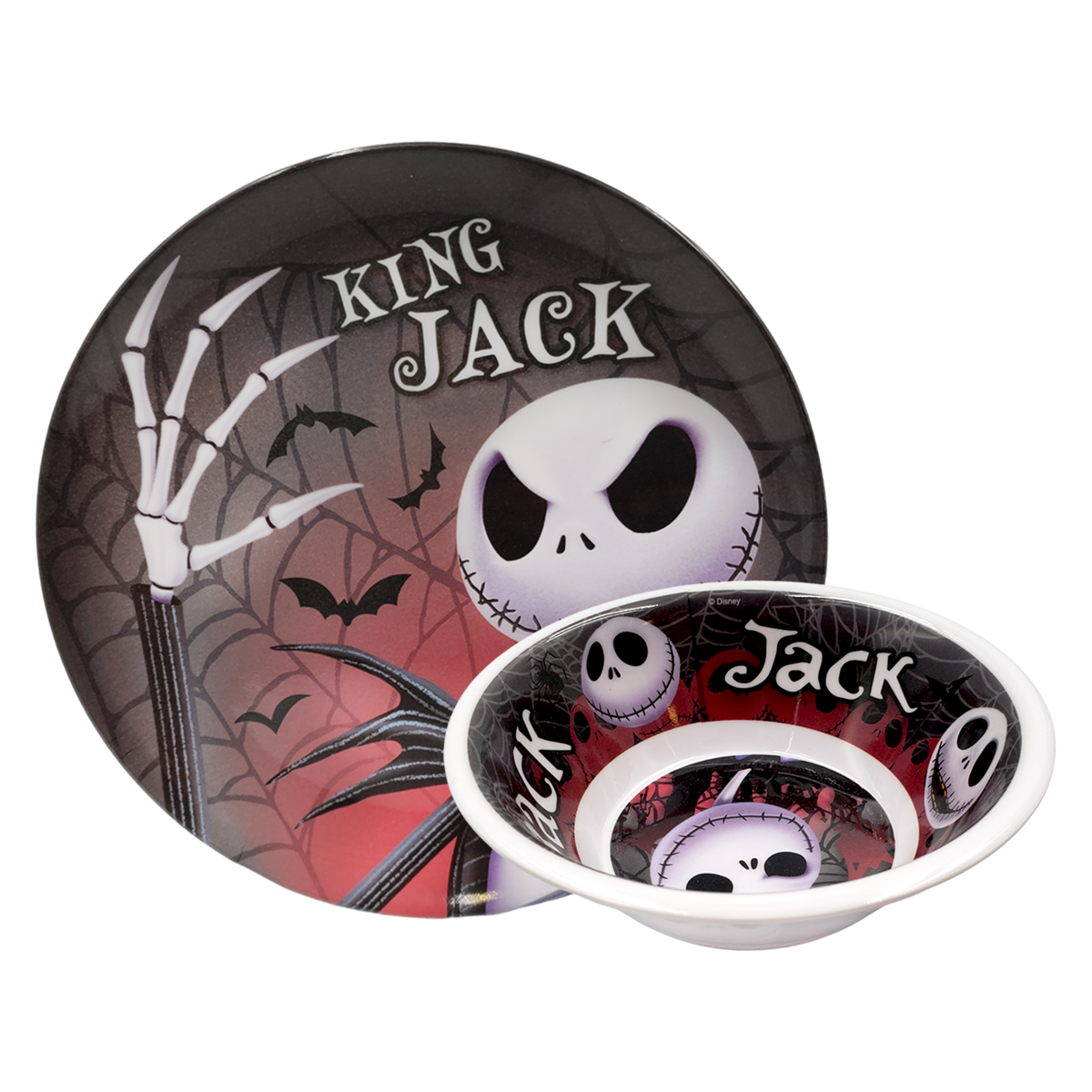 Set de 2 platos el extraño mundo de Jack
