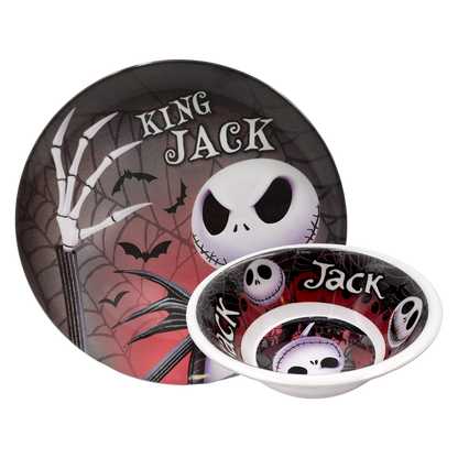 Set de 2 platos el extraño mundo de Jack