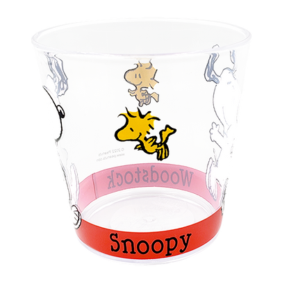 Vaso de acrilico Snoopy y Woodstock