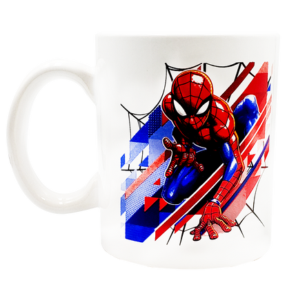 Taza de Spiderman cerámica - Blanca