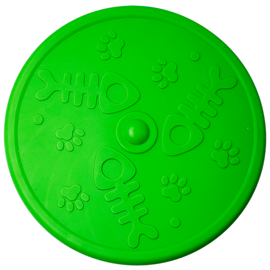 Juguete disco Frisbee para perros - Verde limón