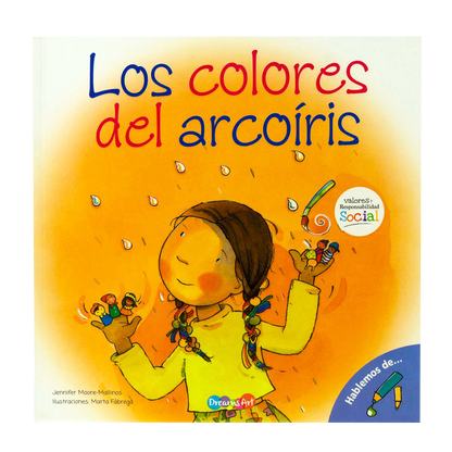 Libro infantil de valores - Los colores del arcoiris (entender la diversidad)