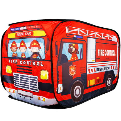 Casita para niños tienda de juegos camión de bomberos